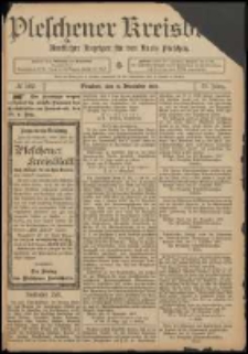 Pleschener Kreisblatt: Amtlicher Anzeiger für den Kreis Pleschen 1907.12.21 Jg.55 Nr102