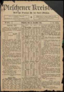 Pleschener Kreisblatt: Amtlicher Anzeiger für den Kreis Pleschen 1907.12.28 Jg.55 Nr103