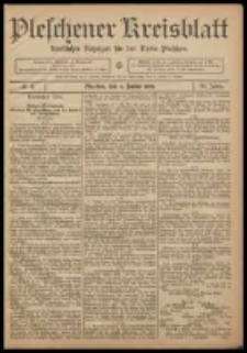 Pleschener Kreisblatt: Amtlicher Anzeiger f&uuml;r den Kreis Pleschen 1908.01.11 Jg.56 Nr4