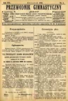 Przewodnik Gimnastyczny "Sokół": organ Związku Polskich Gimnastycznych Towarzystw Sokolich 1899.04 R.19 Nr4