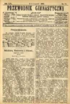 Przewodnik Gimnastyczny "Sokół": organ Związku Polskich Gimnastycznych Towarzystw Sokolich 1899.11 R.19 Nr11