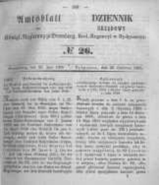 Amtsblatt der Königlichen Preussischen Regierung zu Bromberg. 1855.06.29 No.26