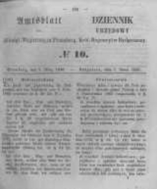 Amtsblatt der K&ouml;niglichen Preussischen Regierung zu Bromberg. 1856.03.07 No.10