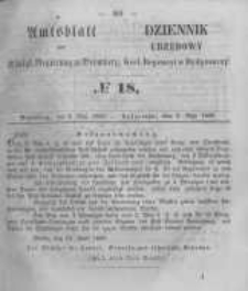 Amtsblatt der K&ouml;niglichen Preussischen Regierung zu Bromberg. 1856.05.02 No.18