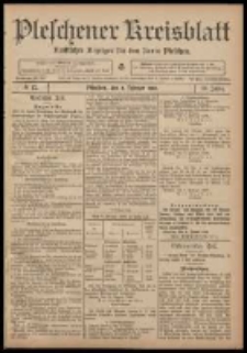 Pleschener Kreisblatt: Amtlicher Anzeiger f&uuml;r den Kreis Pleschen 1908.02.08 Jg.56 Nr12