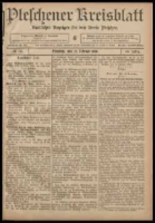 Pleschener Kreisblatt: Amtlicher Anzeiger f&uuml;r den Kreis Pleschen 1908.02.22 Jg.56 Nr16