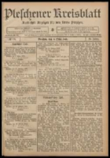 Pleschener Kreisblatt: Amtlicher Anzeiger f&uuml;r den Kreis Pleschen 1908.03.04 Jg.56 Nr19