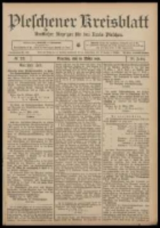 Pleschener Kreisblatt: Amtlicher Anzeiger f&uuml;r den Kreis Pleschen 1908.03.18 Jg.56 Nr23