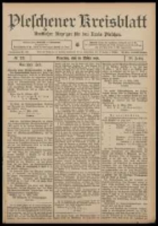 Pleschener Kreisblatt: Amtlicher Anzeiger für den Kreis Pleschen 1908.03.18 Jg.56 Nr23