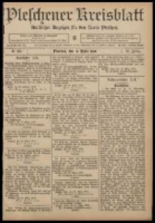 Pleschener Kreisblatt: Amtlicher Anzeiger f&uuml;r den Kreis Pleschen 1908.03.25 Jg.56 Nr25