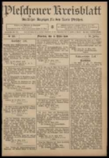 Pleschener Kreisblatt: Amtlicher Anzeiger für den Kreis Pleschen 1908.03.25 Jg.56 Nr25