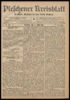 Pleschener Kreisblatt: Amtlicher Anzeiger f&uuml;r den Kreis Pleschen 1908.04.22 Jg.56 Nr33
