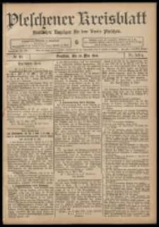 Pleschener Kreisblatt: Amtlicher Anzeiger f&uuml;r den Kreis Pleschen 1908.05.20 Jg.56 Nr41