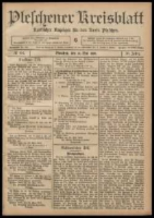 Pleschener Kreisblatt: Amtlicher Anzeiger f&uuml;r den Kreis Pleschen 1908.05.30 Jg.56 Nr44