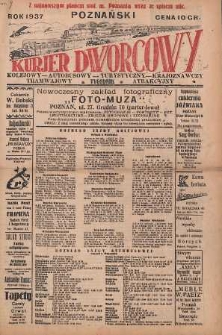 Poznański Kurjer Dworcowy, Kolejowy, Autobusowy, Turystyczny, Krajoznawczy, Tramwajowy: tygodnik atrakcyjny 1937.03.14 R.2 Nr9