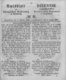 Amtsblatt der K&ouml;niglichen Preussischen Regierung zu Bromberg. 1860.02.03 No.5