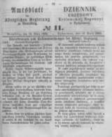 Amtsblatt der K&ouml;niglichen Preussischen Regierung zu Bromberg. 1860.03.16 No.11