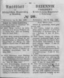 Amtsblatt der Königlichen Preussischen Regierung zu Bromberg. 1860.05.18 No.20