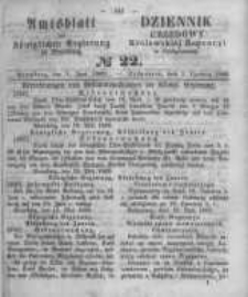 Amtsblatt der Königlichen Preussischen Regierung zu Bromberg. 1860.06.01 No.22