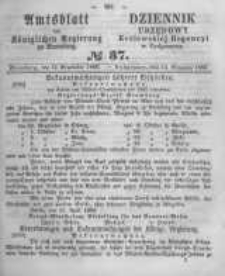 Amtsblatt der Königlichen Preussischen Regierung zu Bromberg. 1860.09.14 No.37