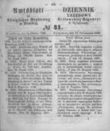 Amtsblatt der K&ouml;niglichen Preussischen Regierung zu Bromberg. 1860.10.12 No.41
