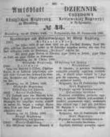 Amtsblatt der K&ouml;niglichen Preussischen Regierung zu Bromberg. 1860.10.26 No.43