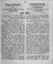 Amtsblatt der K&ouml;niglichen Preussischen Regierung zu Bromberg. 1860.11.02 No.44