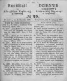 Amtsblatt der Königlichen Preussischen Regierung zu Bromberg. 1860.11.30 No.48