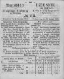 Amtsblatt der K&ouml;niglichen Preussischen Regierung zu Bromberg. 1860.12.28 No.52