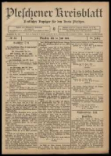 Pleschener Kreisblatt: Amtlicher Anzeiger für den Kreis Pleschen 1908.06.24 Jg.56 Nr51