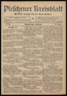 Pleschener Kreisblatt: Amtlicher Anzeiger f&uuml;r den Kreis Pleschen 1908.07.08 Jg.56 Nr55