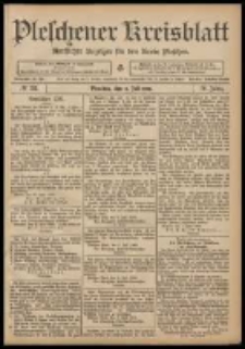 Pleschener Kreisblatt: Amtlicher Anzeiger für den Kreis Pleschen 1908.07.08 Jg.56 Nr55