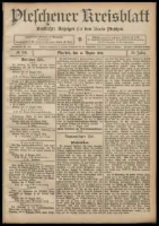 Pleschener Kreisblatt: Amtlicher Anzeiger f&uuml;r den Kreis Pleschen 1908.08.22 Jg.56 Nr68