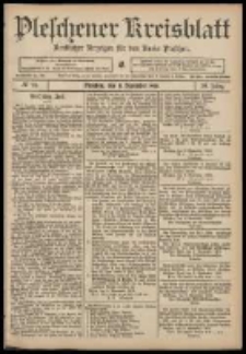 Pleschener Kreisblatt: Amtlicher Anzeiger für den Kreis Pleschen 1908.11.11 Jg.56 Nr91