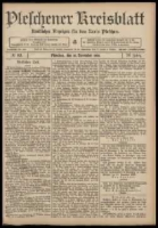 Pleschener Kreisblatt: Amtlicher Anzeiger f&uuml;r den Kreis Pleschen 1908.11.18 Jg.56 Nr93