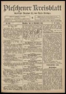 Pleschener Kreisblatt: Amtlicher Anzeiger f&uuml;r den Kreis Pleschen 1908.11.28 Jg.56 Nr96