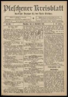 Pleschener Kreisblatt: Amtlicher Anzeiger für den Kreis Pleschen 1908.11.28 Jg.56 Nr96