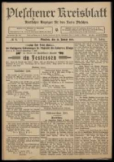 Pleschener Kreisblatt: Amtlicher Anzeiger f&uuml;r den Kreis Pleschen 1909.01.20 Jg.57 Nr6