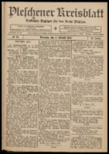 Pleschener Kreisblatt: Amtlicher Anzeiger f&uuml;r den Kreis Pleschen 1909.02.17 Jg.57 Nr14