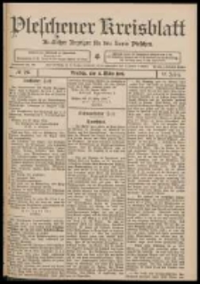 Pleschener Kreisblatt: Amtlicher Anzeiger für den Kreis Pleschen 1909.03.31 Jg.57 Nr26