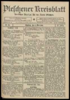 Pleschener Kreisblatt: Amtlicher Anzeiger f&uuml;r den Kreis Pleschen 1909.05.05 Jg.57 Nr36