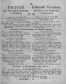 Amtsblatt der K&ouml;niglichen Preussischen Regierung zu Bromberg. 1861.02.08 No.6