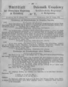 Amtsblatt der Königlichen Preussischen Regierung zu Bromberg. 1861.02.15 No.7