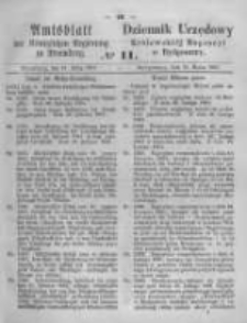 Amtsblatt der K&ouml;niglichen Preussischen Regierung zu Bromberg. 1861.03.15 No.11