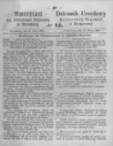 Amtsblatt der K&ouml;niglichen Preussischen Regierung zu Bromberg. 1861.03.22 No.12