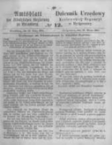 Amtsblatt der Königlichen Preussischen Regierung zu Bromberg. 1861.03.22 No.12