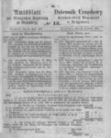 Amtsblatt der K&ouml;niglichen Preussischen Regierung zu Bromberg. 1861.04.12 No.15