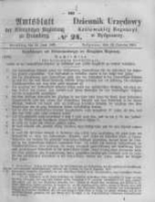 Amtsblatt der K&ouml;niglichen Preussischen Regierung zu Bromberg. 1861.06.14 No.24