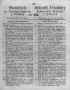 Amtsblatt der K&ouml;niglichen Preussischen Regierung zu Bromberg. 1861.06.28 No.26