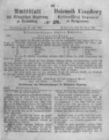 Amtsblatt der K&ouml;niglichen Preussischen Regierung zu Bromberg. 1861.07.19 No.29